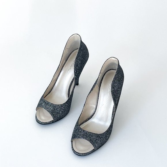 Brand New Caparros Glitter Grey Heels - 7.5 - Picture 3 of 4